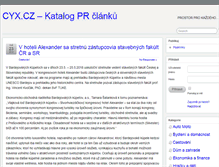 Tablet Screenshot of cyx.cz